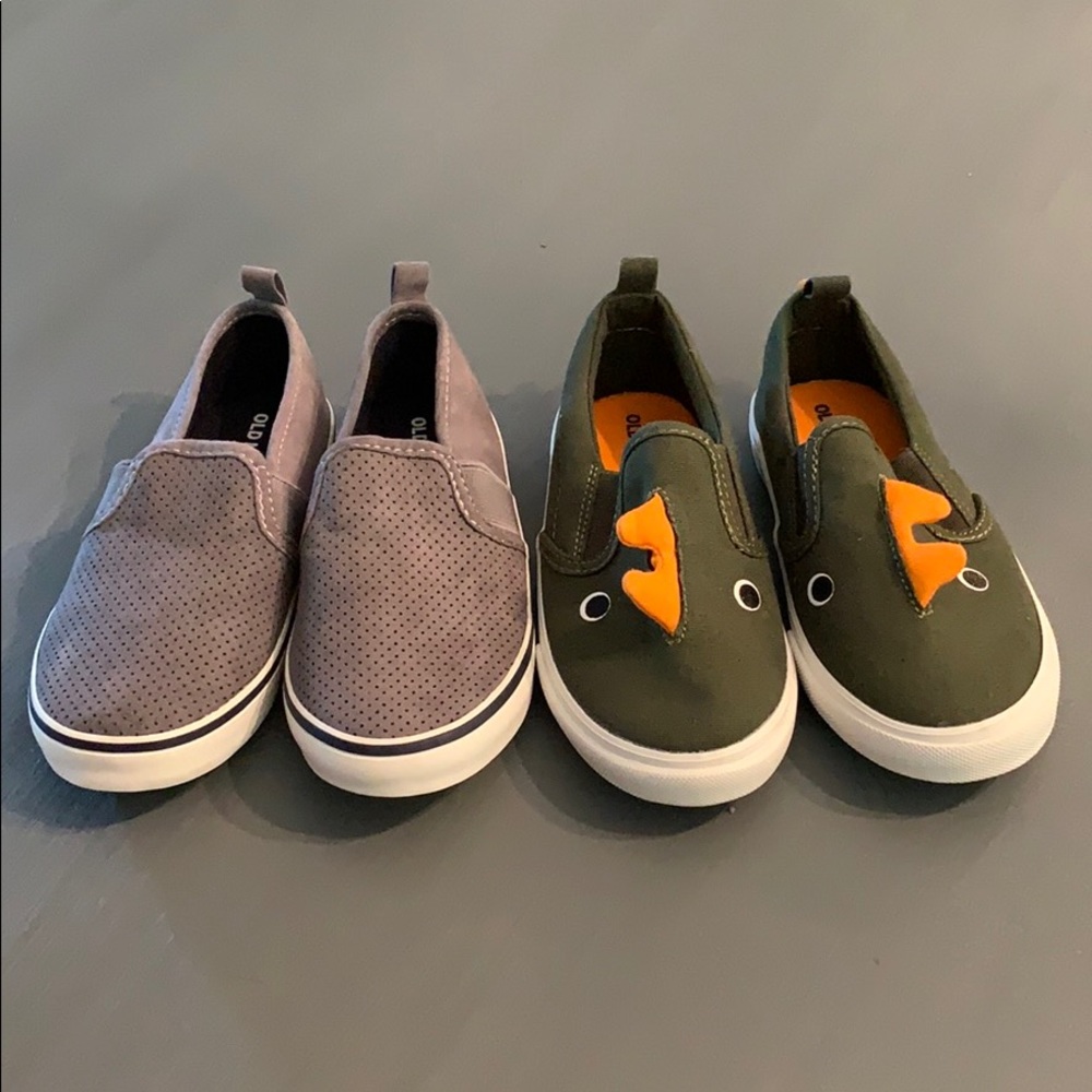 2 Old Navy Slip On Sneakers Toddler 9 Bundle